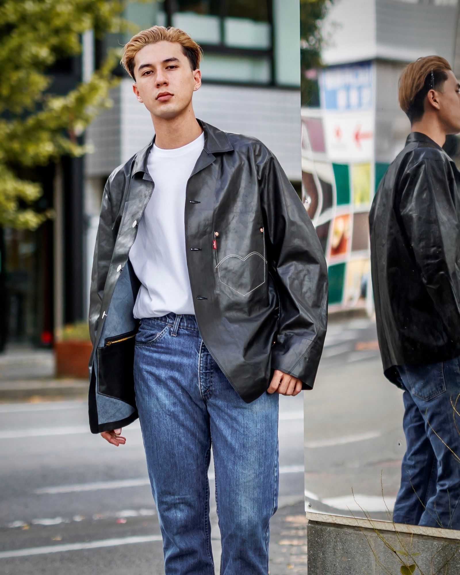 eYe JUNYA WATANABE MAN Levi's Wネームレザージャケット 新作発売！ | 5425 | mark