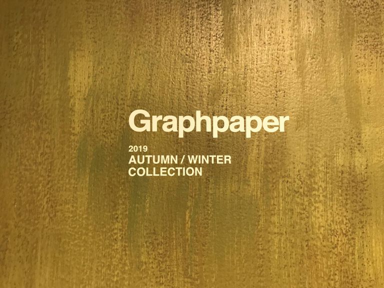 Graphpaper 2019 AUTUMN/WINTER 展示会に行ってきました！
