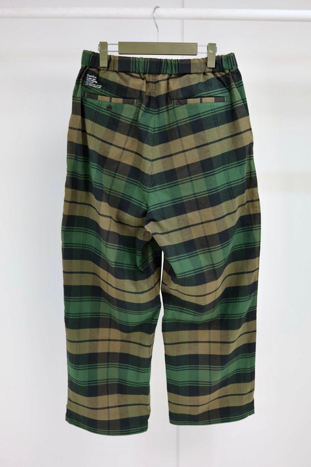 フレッシュサービス FLANNEL CHECK UTILITY OVER PANTS(FSP254-40060)GREEN☆11月15日(土)発売！