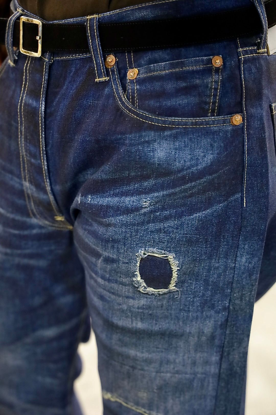 アイジュンヤワタナベマン 26SS New Manual 転写デニムプリントパンツ(WQ-P903-100)