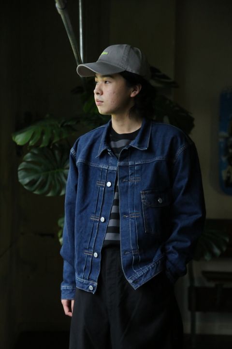CIOTA 本藍スビンコットン13.5ozデニムGジャン(JKLM-101M-NIDBL-D) style. 2021.08.18.