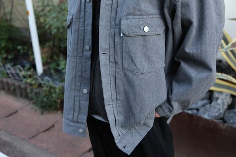 Graphpaper Colorfast Denim Blouson"GRAY"Style.2020.10.25.