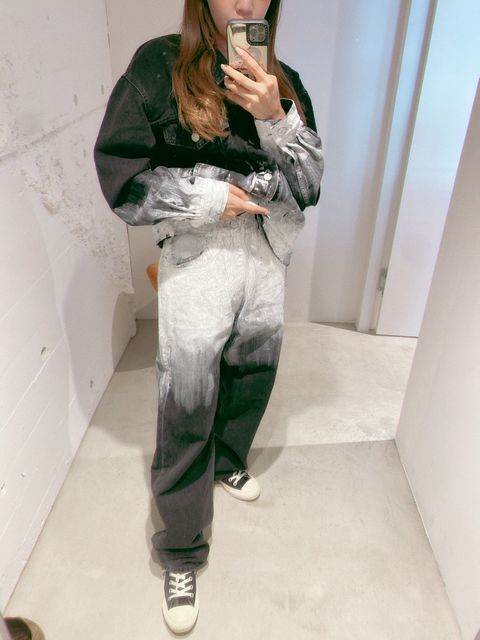 YOKE 新作HAND PAINTED DENIM TRUCKER JACKET style.2024.8.23