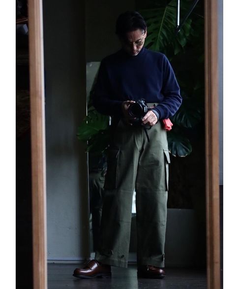 blurhmsROOTSTOCK Cotton Serge 47 Pantsスタイル