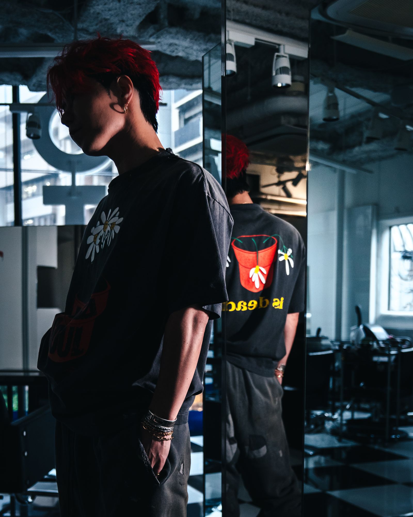 セントマイケル Tシャツ DE LA SOUL DLS_SS TEE(SM-HR1-0000-C18)BLACK★8月9日(土)発売！