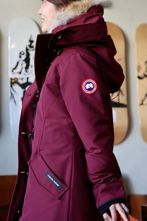 CANADA GOOSE ROSSCLAIR PARKA"BORDEAUX"style.2021.12.4.