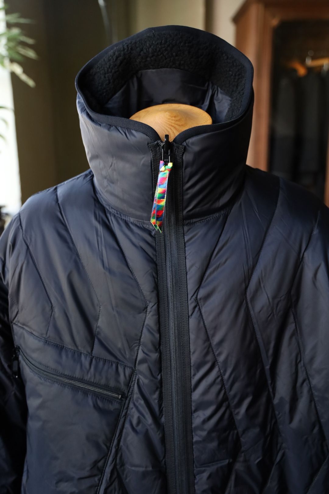 イズネス 25AW REVERSIBLE FLEECE DOWN JACKET is-ness×TAION (25AW_34_1007AWDOWNJK01)BLACK☆新作発売！