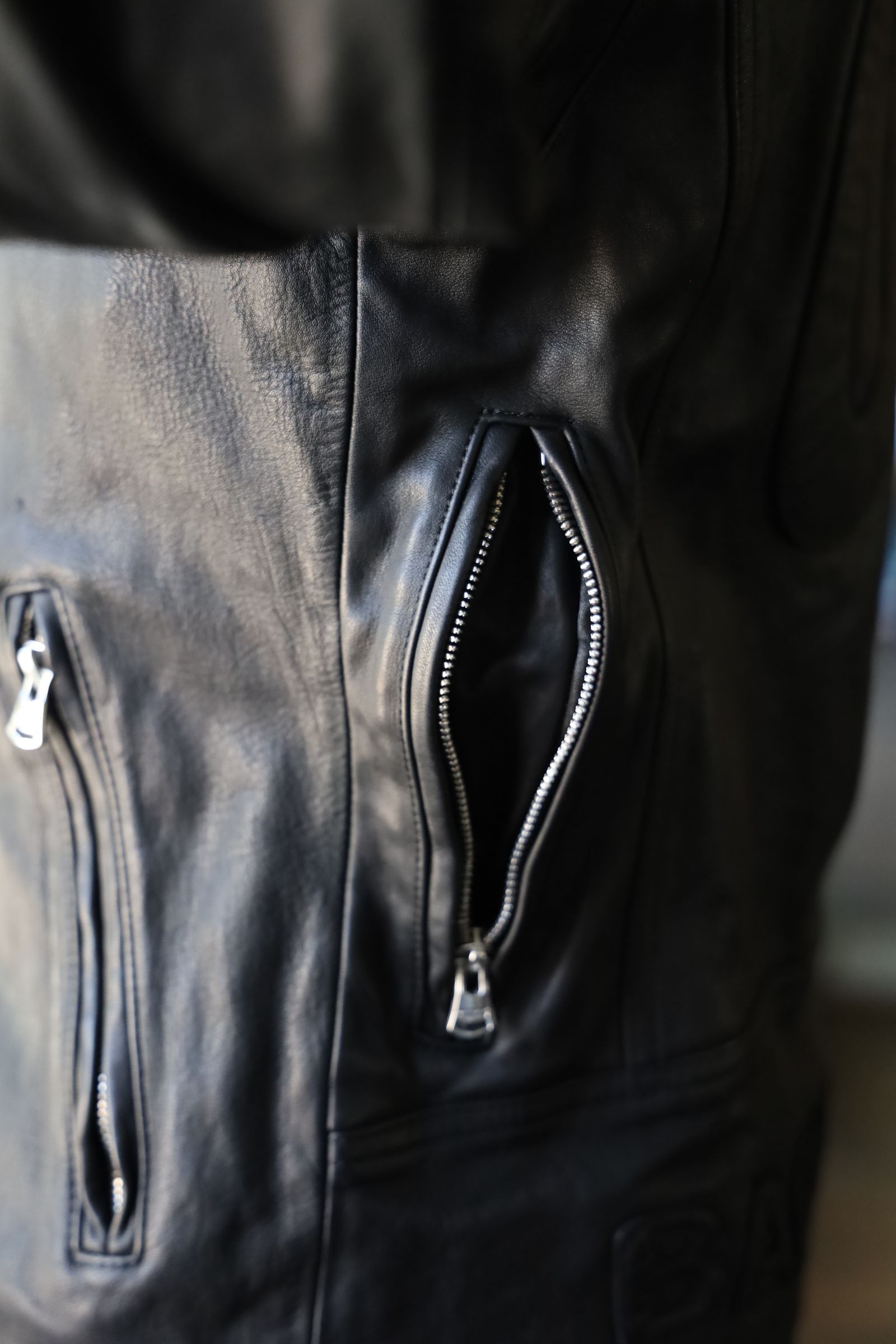 Yohji Yamamoto 25AW ダブルライダースジャケット(HL-Y99-703)BLACK