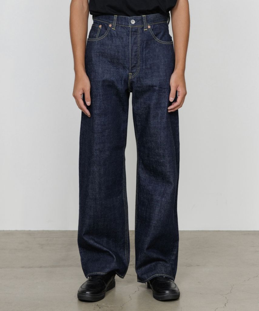 marka マーカ 26SS CLEAN CYLINDER FIT JEANS(M26A10PT02C)INDIGO O.W☆新作発売！