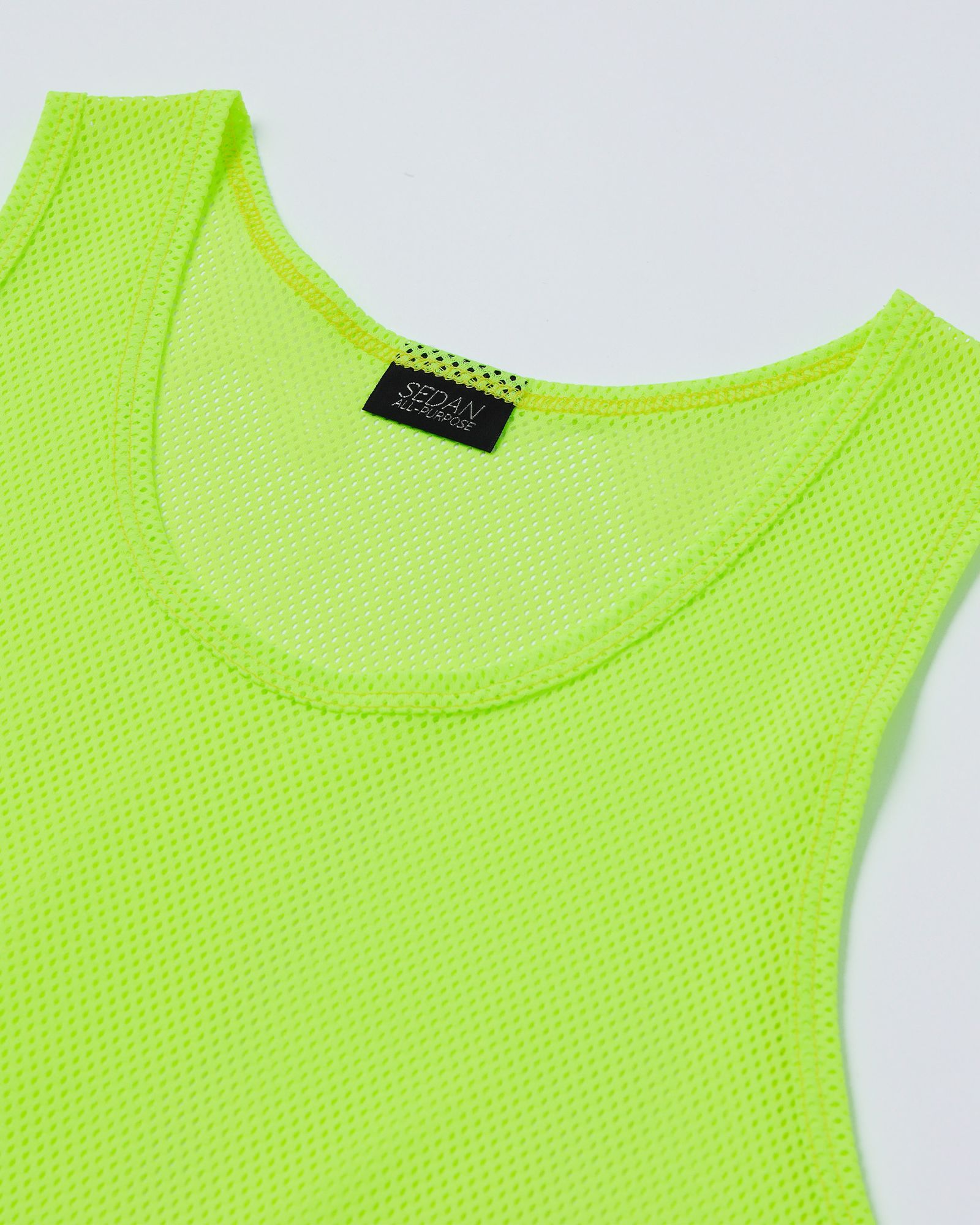 セダンオールパーパス 26SS OD Logo Mesh Tank Top(SD26S-CT12)Neon Green☆5月23日(土)発売！