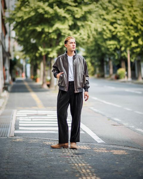 A.PRESSE Leather Harrington Jacketスタイル 9月21日(土)新作発売！