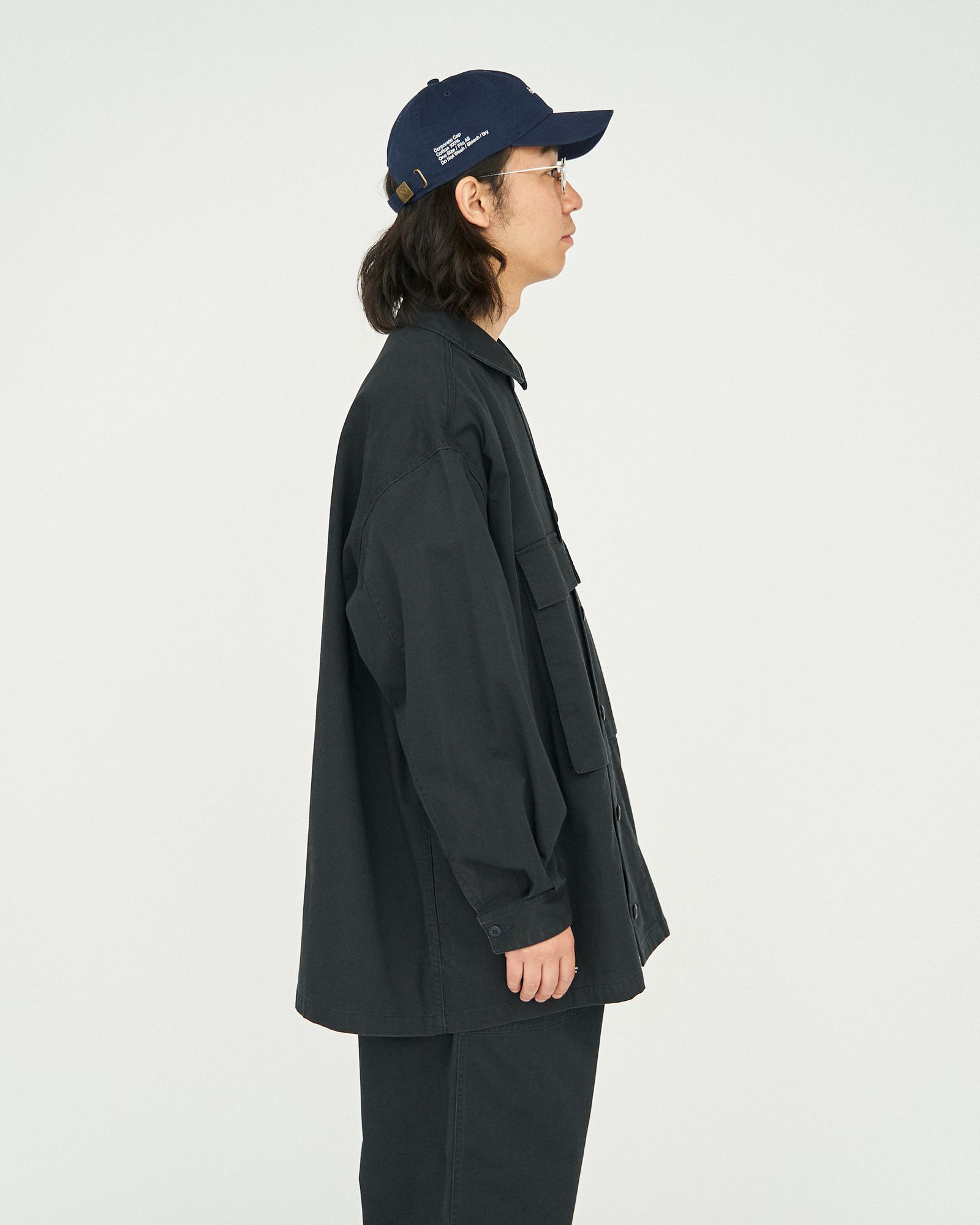 フレッシュサービス UTILITY FATIGUE SHIRT(FSC251-20138)BLACK