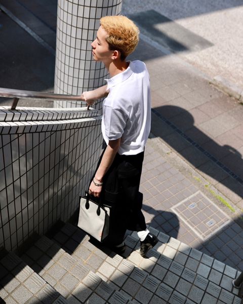 PLAY COMME des GARCONS プレイコムデギャルソン23SS REDハート ポロシャツスタイル