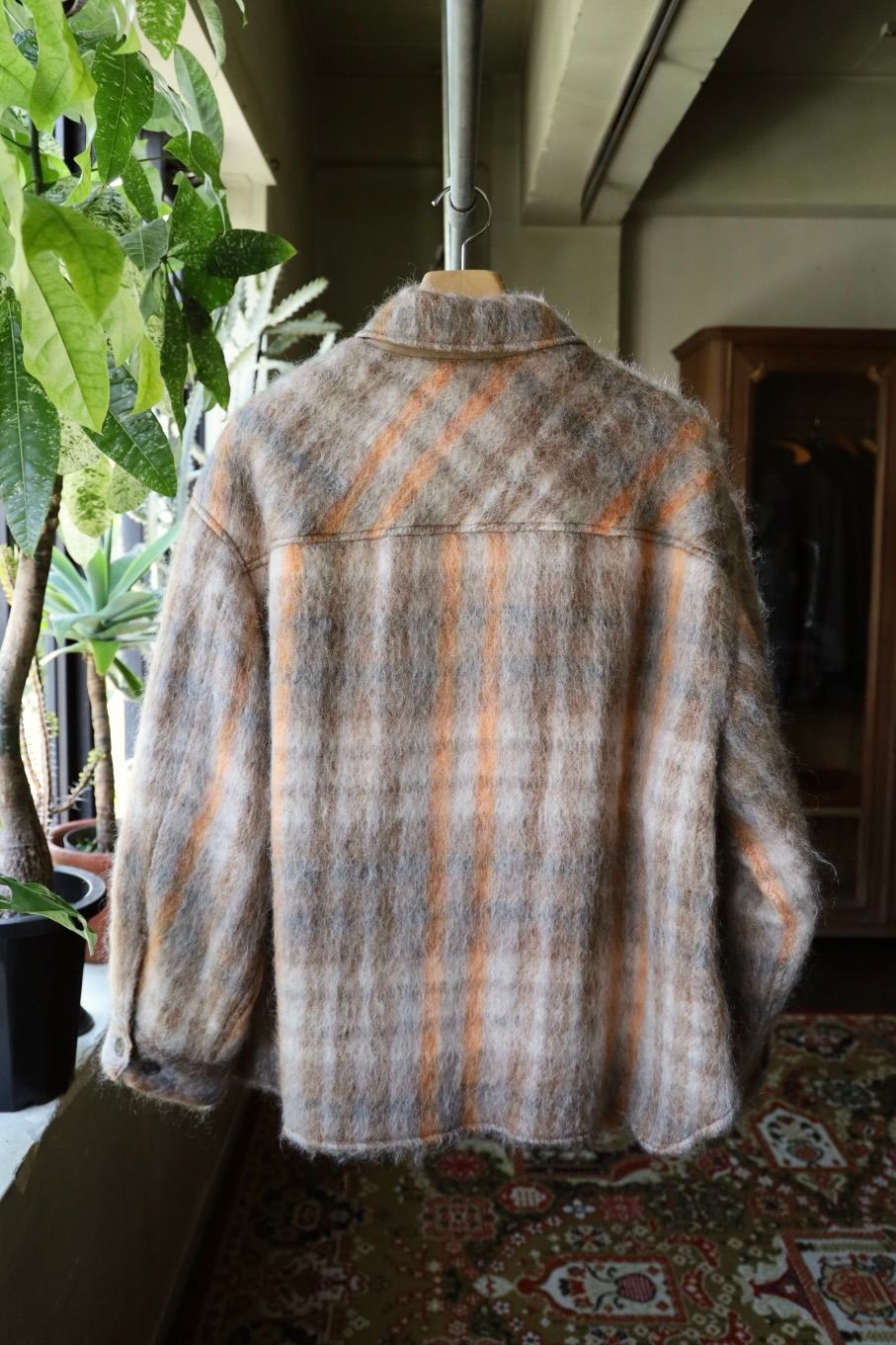 イズネス 25AW CPO SHIRT JACKET (25AW_29_1003AWSH01SW)BEIGE×ORANGE☆新作発売！