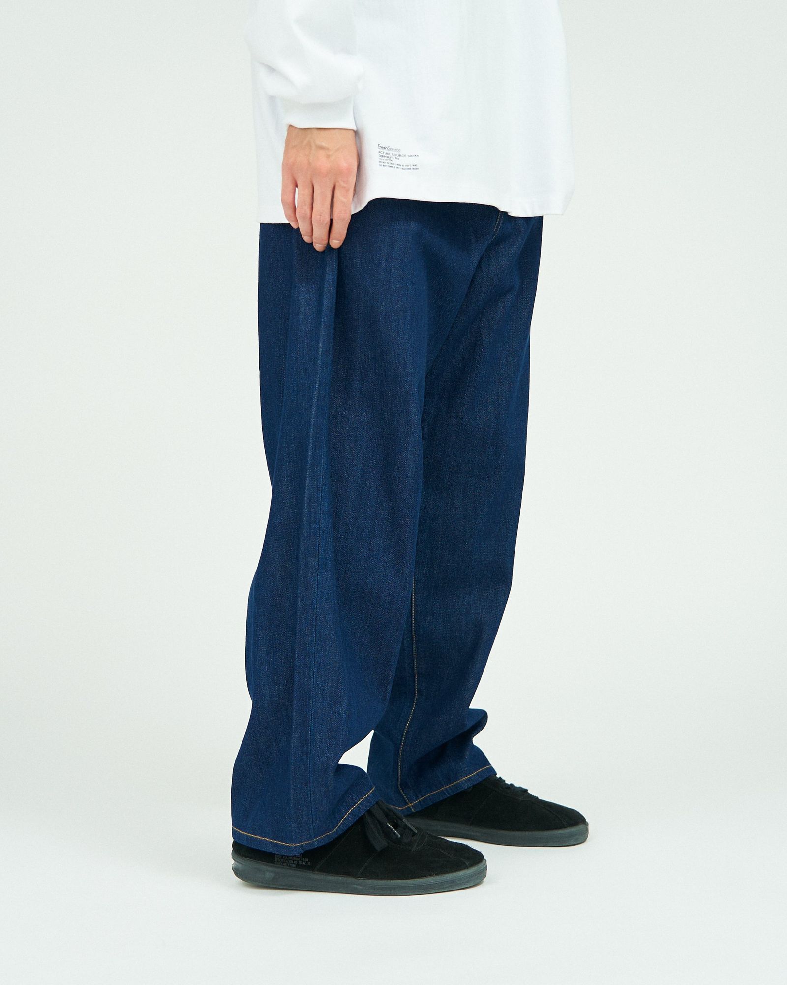 FreshService - フレッシュサービス CORPORATE DENIM FIVE POCKET PANTS  (FSC243-40169OB)ONE WASH | mark