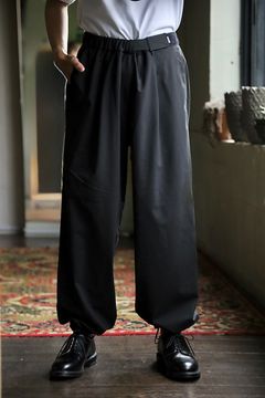 グラフペーパー DESCENTE for Graphpaper Chef Track Pants(DU263-40002)BLACK