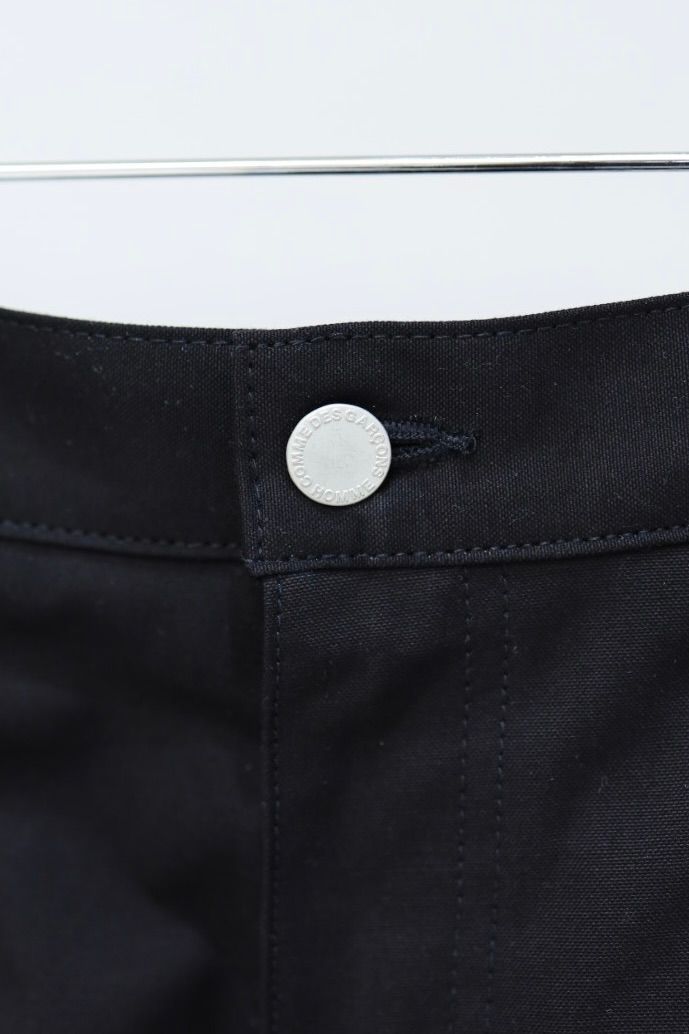 コムデギャルソンオム26SS 綿オックスショーツ(HQ-P028-051)BLACK☆4月3日(金)発売！