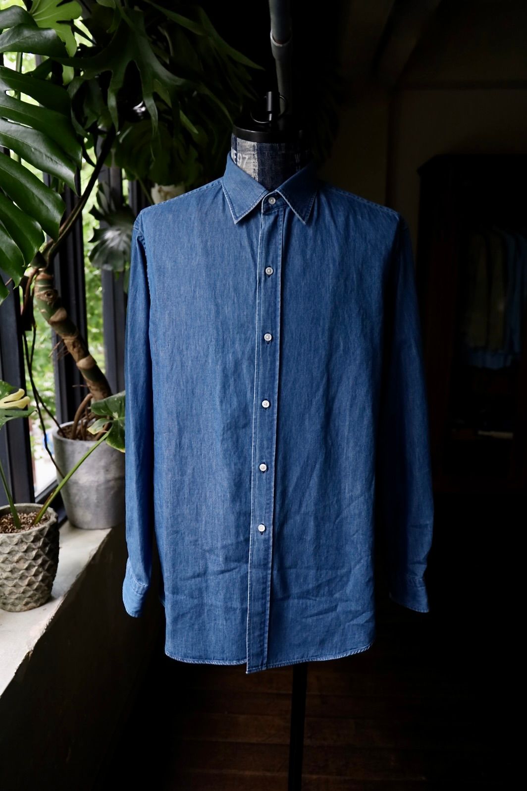 A.PRESSE - アプレッセ24AWデニムシャツ Washed Denim Shirt(24AAP-02-08H)INDIGO☆7月27日(土)発売！  | mark