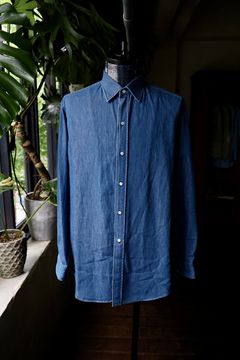 アプレッセ24AWデニムシャツ Washed Denim Shirt(24AAP-02-08H)INDIGO☆7月27日(土)発売！