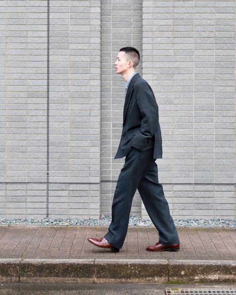 A.PRESSE 23SS Double Breasted Jacketウインドペンスタイル