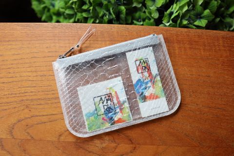 コムデギャルソン 財布 SNAKE TRANSPARENT ZIP POUCH(小)(8Z-T810-051)☆6月28日(日)発売！