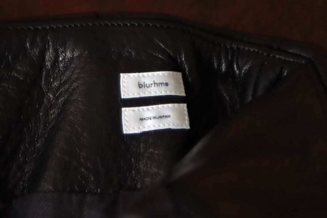 blurhms Women's 25FW Steer Leather Belted Skirt(BHSW25F8)Black☆8月29日(金)新作発売！