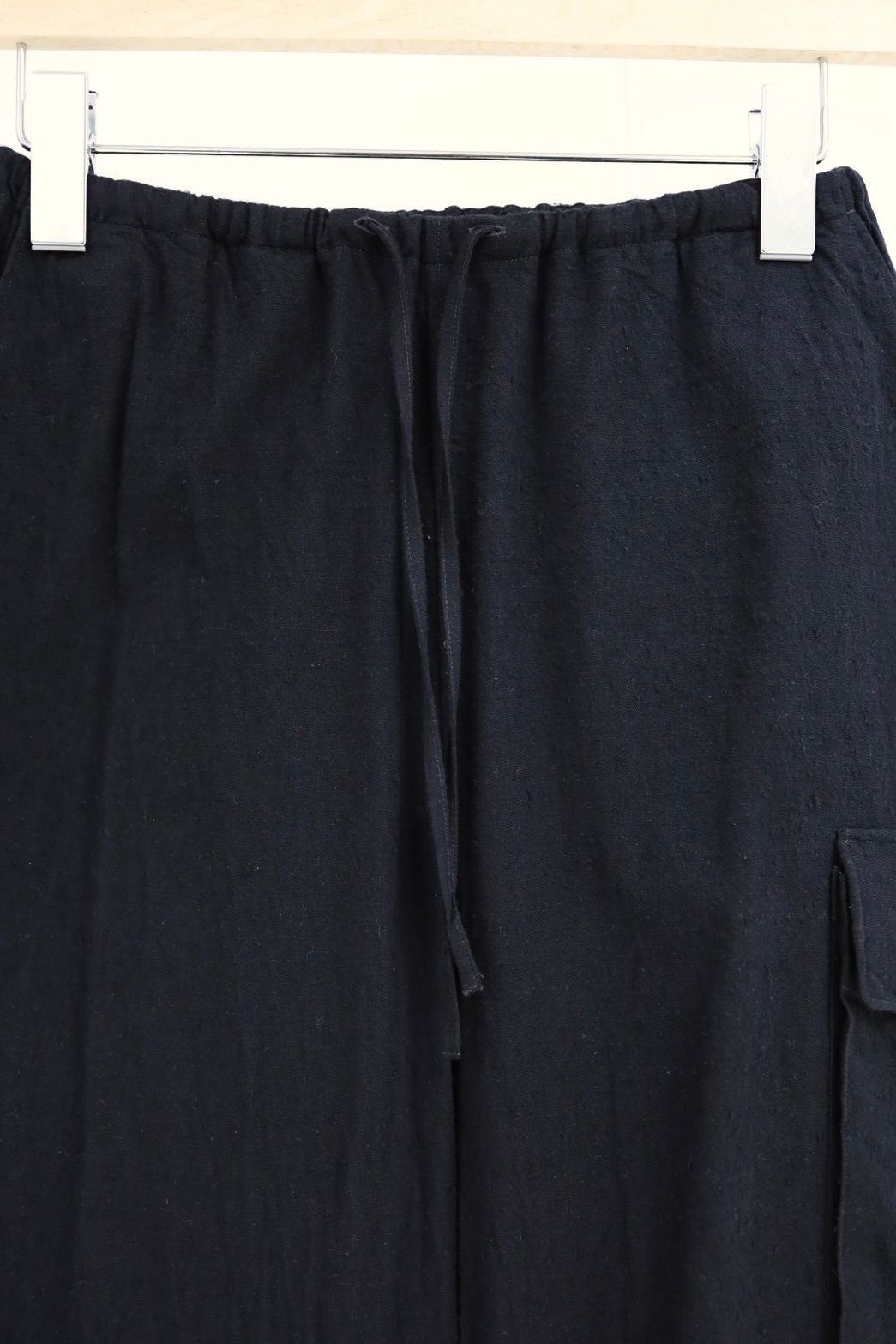 blurhms Women's 26SS Silk/Cotton Nep Side Seamless 4P Pants(BHS26S020)Black☆2月13日(金)新作発売！