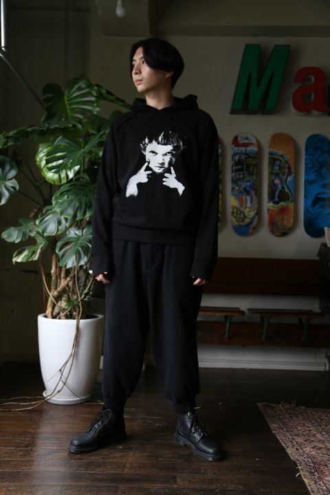 yohji yamamoto 裾リブパンツ(HX-T10-074) style.2021.8.24