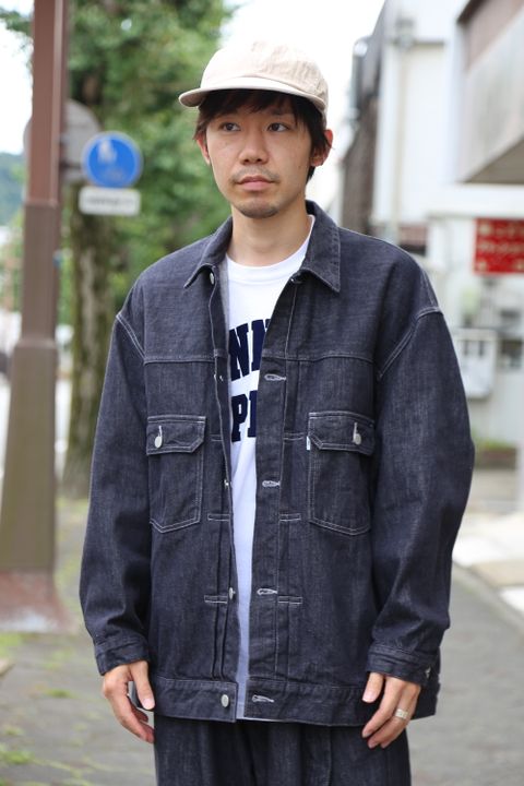 Graphpaper Colorfast Denim Blouson"INDIGO"Style.2020.9.7.