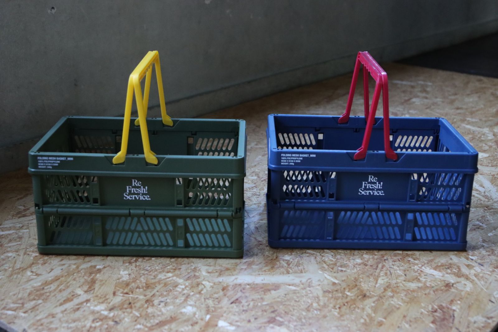 フレッシュサービスReFresh!Service. “SAUNA FOLDING MESH BASKET”(NAVY)