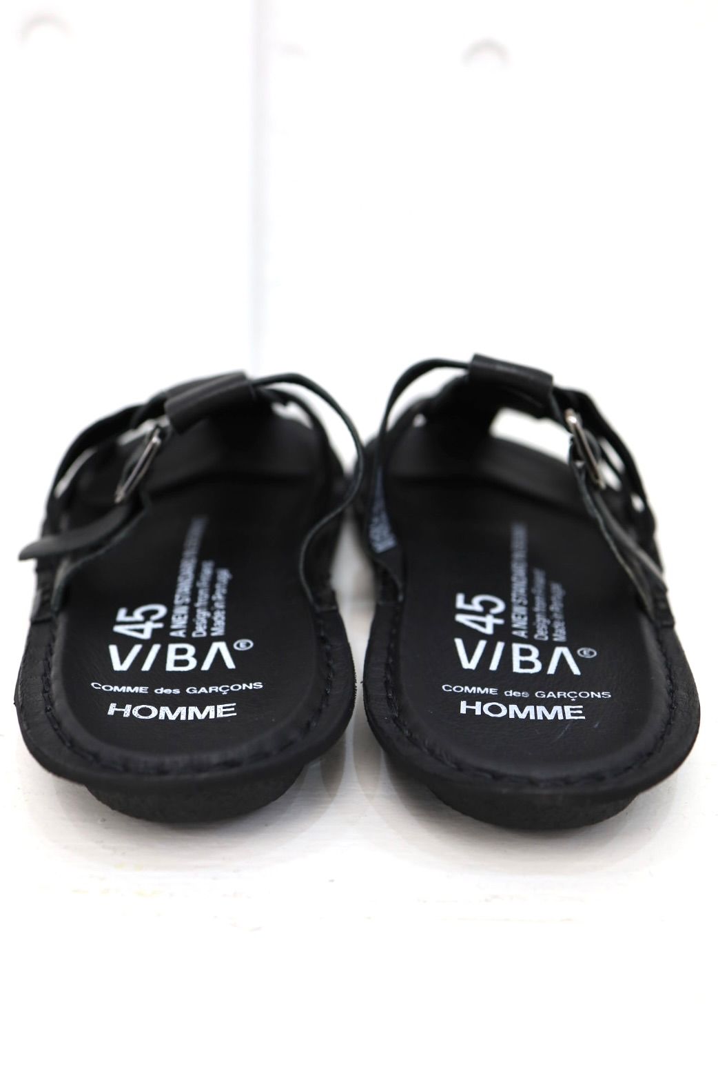 コムデギャルソンオム26SS ステアスムース×スウェードサンダル(HQ-K106-001)BLACK×BLACK☆4月3日(金)発売！