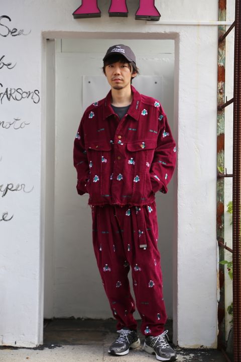 doublet VETNAM EMBROIDERY COURDUROY セットアップ"PINK"Style.2020.9.14.