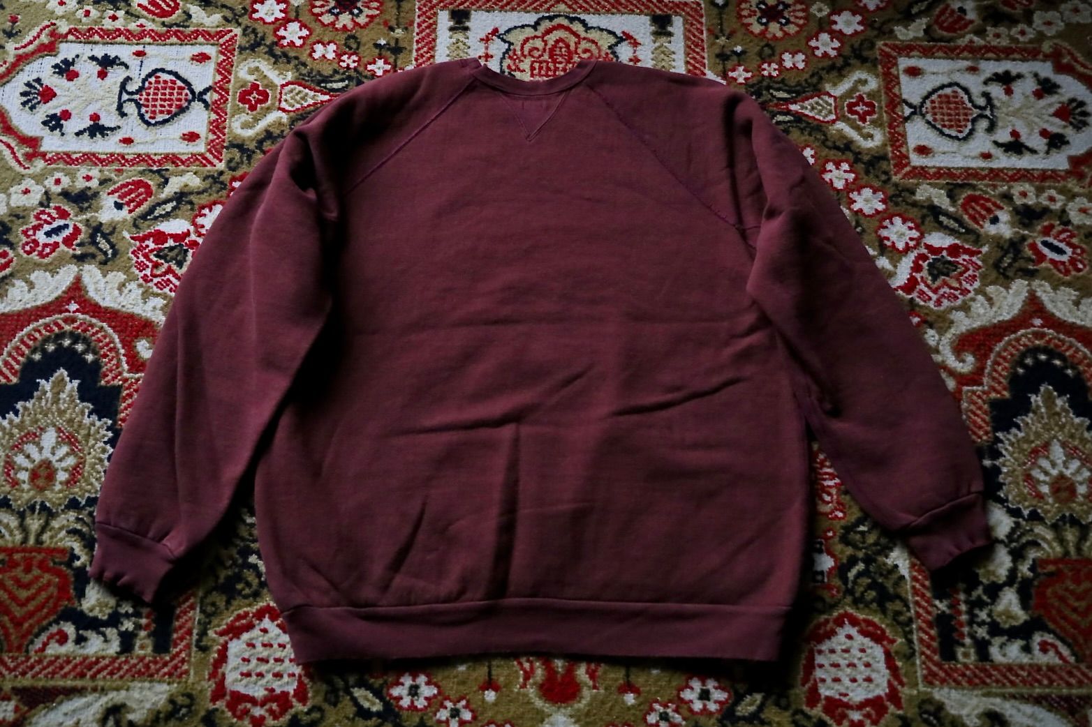 アプレッセ 2026 STYLE2 Vintage Double V Sweatshirt(26AAP-05-16)BURGUNDY☆9月5日(土)発売！