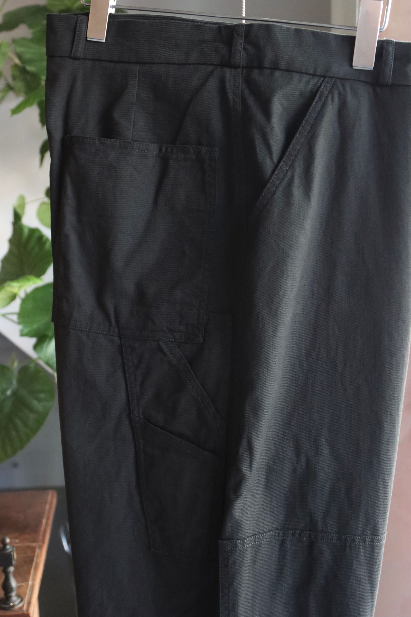 blurhms 25FW Cotton Serge Work Pants(BHS25F028)InkBlack