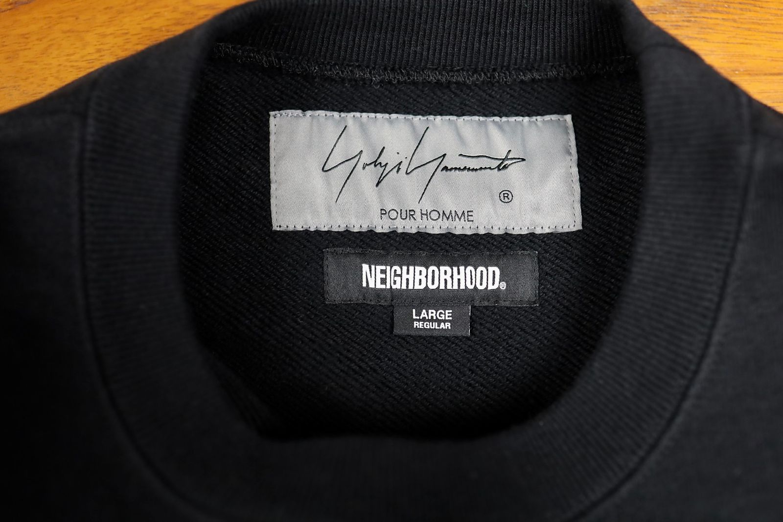 Yohji Yamamoto × NEIGHBORHOOD SWEAT SHIRT LS(HK-T99-99-2S26)BLACK★12月5日(金)発売！