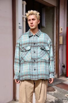 イズネス 25AW CPO SHIRT JACKET (25AW_29_1003AWSH01SW)GREEN×BLACK☆新作発売！