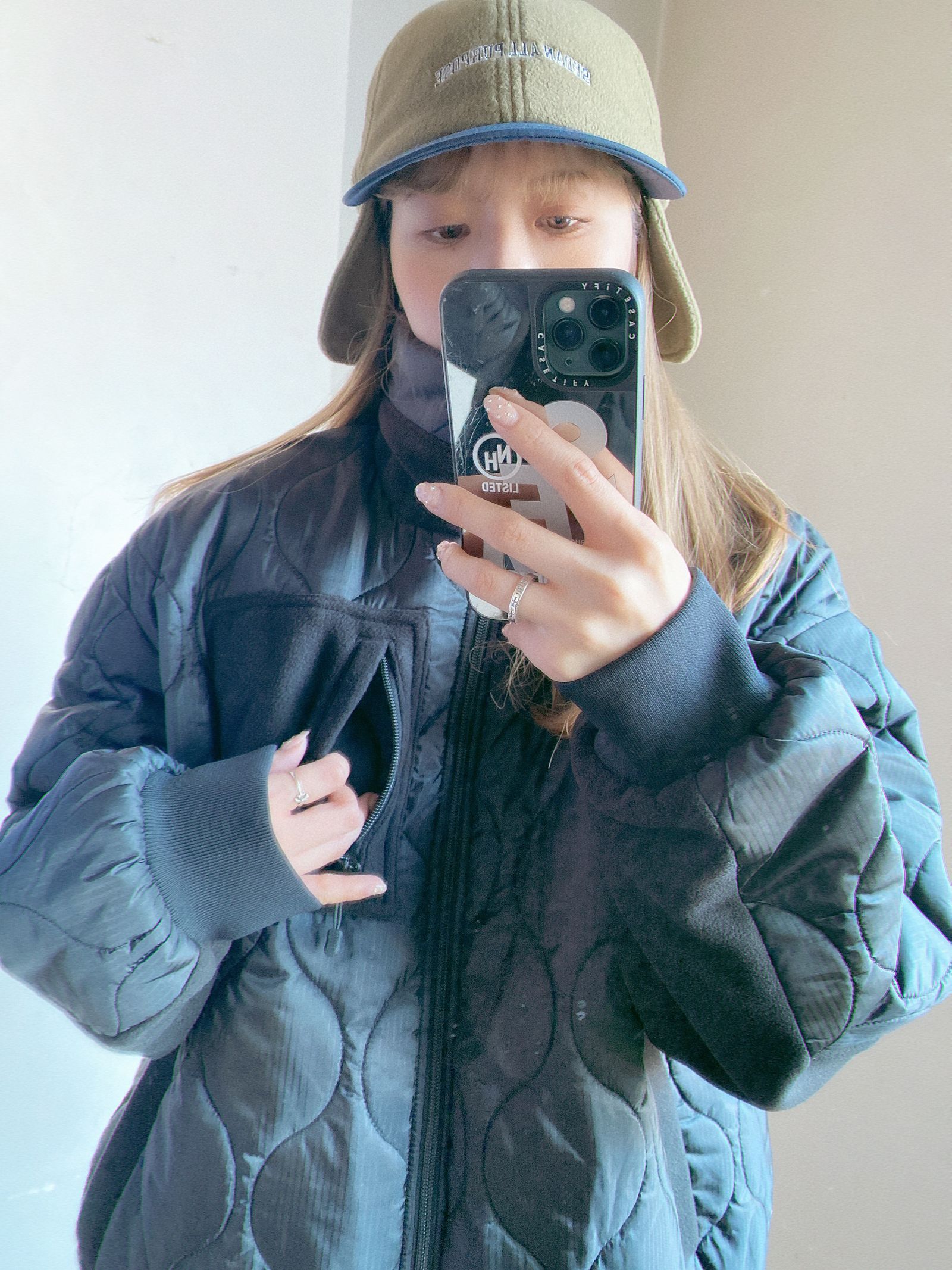 S.F.C エスエフシー 23FW SPOT QUILTED PUFF JACKET(SFCFW23SPJ01)Black×Black☆12月23日(土)発売！