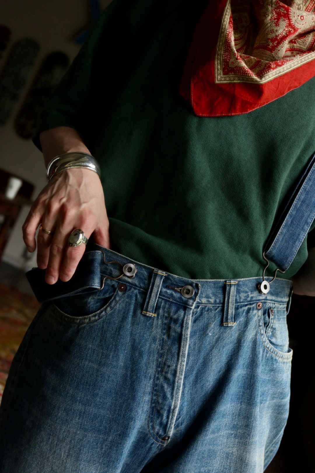 A.PRESSE No.2 Washed Denim Pantsスタイル36 | 3270 | mark