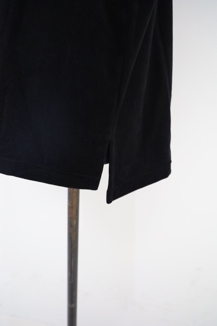 グラフペーパー Pique Velour Jersey L/S Polo(GM263-70255)BLACK☆8月8日(土)発売！
