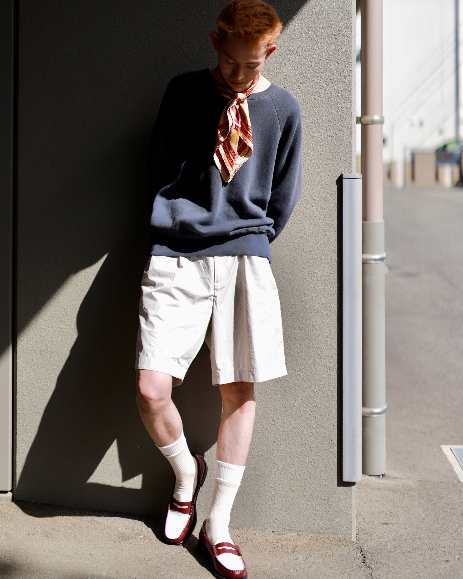 A.PRESSE アプレッセ23SS High Density Weather Cloth Shortsスタイル