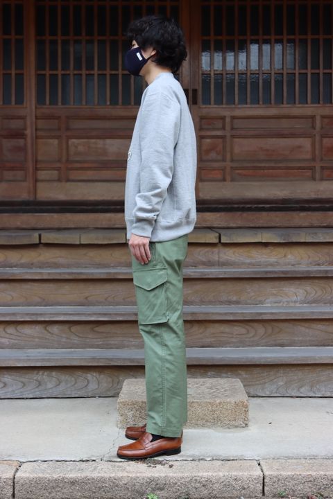 COMME des GARCONS HOMME カレッジロゴスウェット(HH-T016-051) style. 2021.09.05.