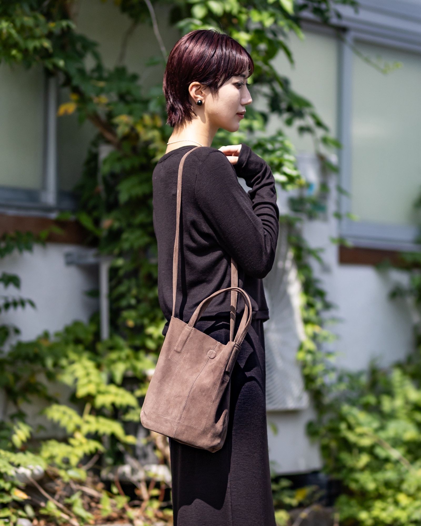 Morphee / モルフェトートバッグ 2WAY SMALL TOTE(SHORT) SUEDE[ELEPHANT]☆新作発売！