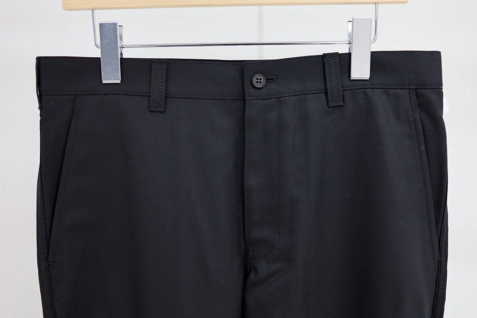 コムデギャルソンオム ウールギャバテーパードパンツ(HP-P101-051)BLACK