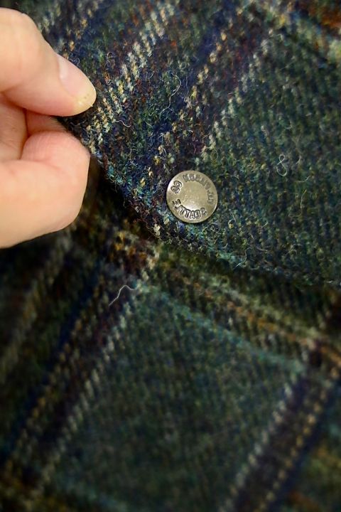 JUNYA WATANABE MAN FILSON Wネームウールチェックツイードレザージャケット2025.11.3.