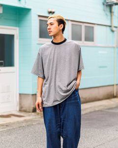 フレッシュサービス MICRO BORDER S/S TEE (FSC251-70115)WHITE×BLACK☆3月15日(土)発売！