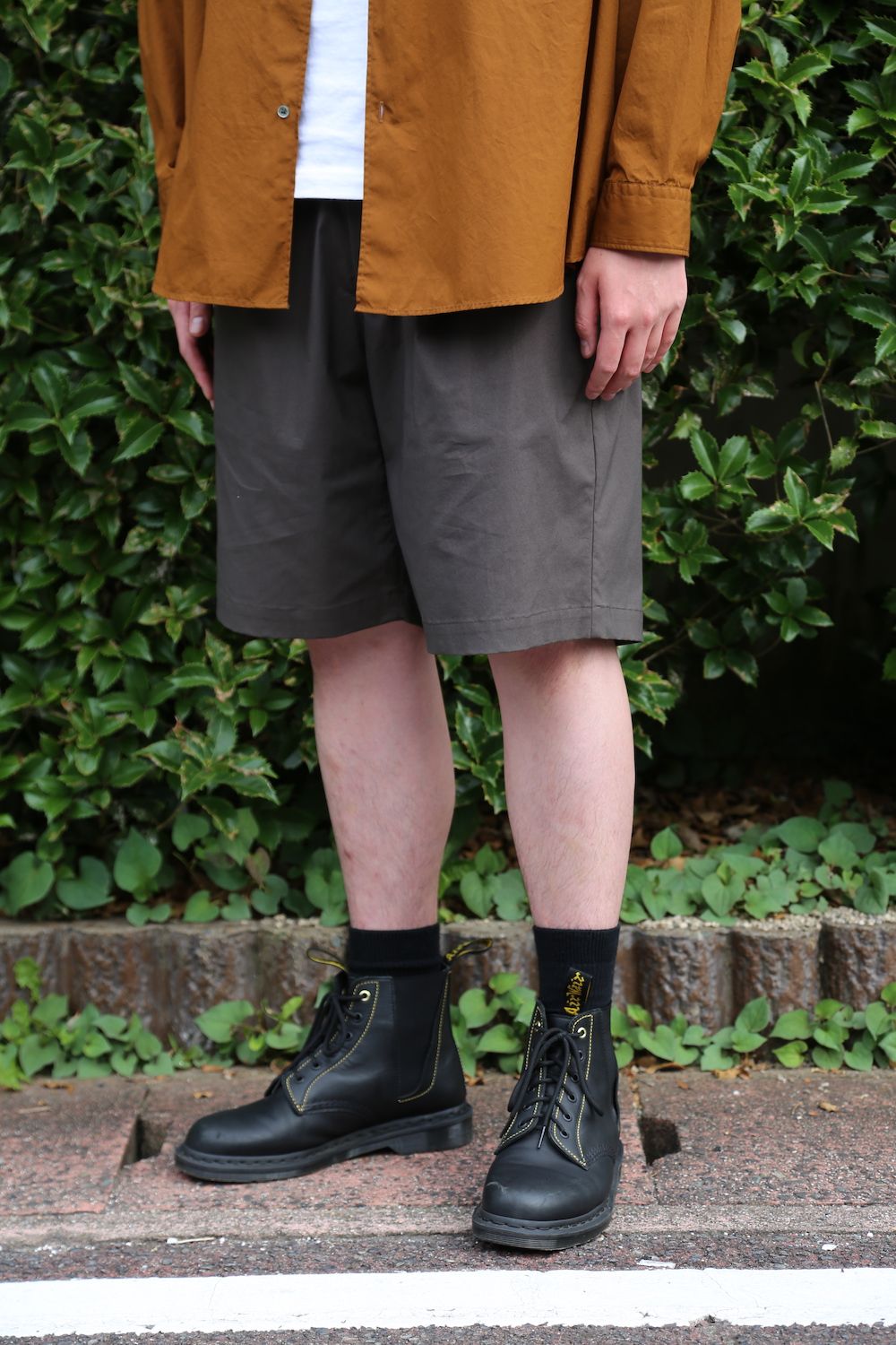 Graphpaper Broad L/S Oversized Regular Collar Shirt style.2021.6.20.