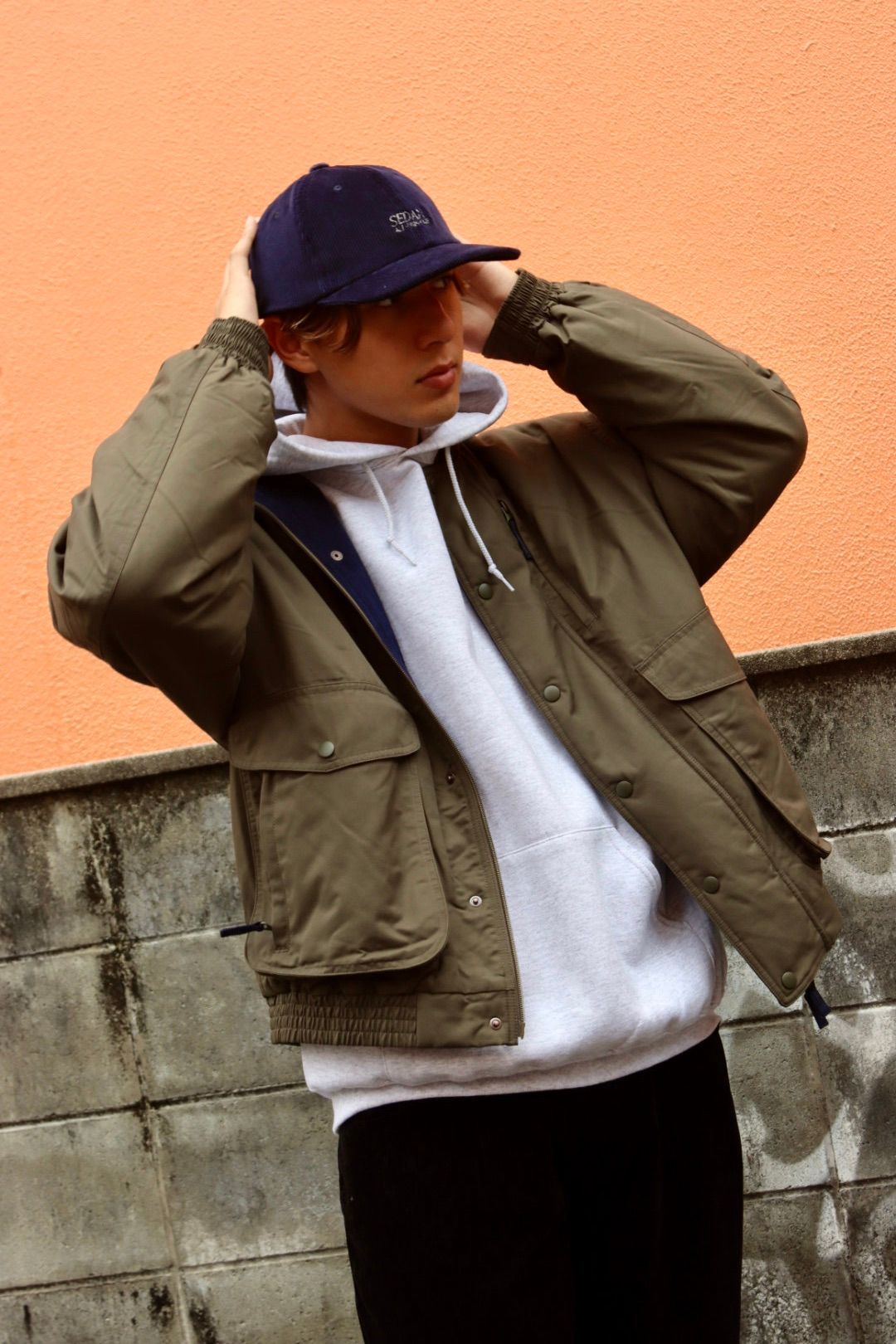 セダンオールパーパスFW23 Fleece Lined Jacket (SD23F-JK03)Olive