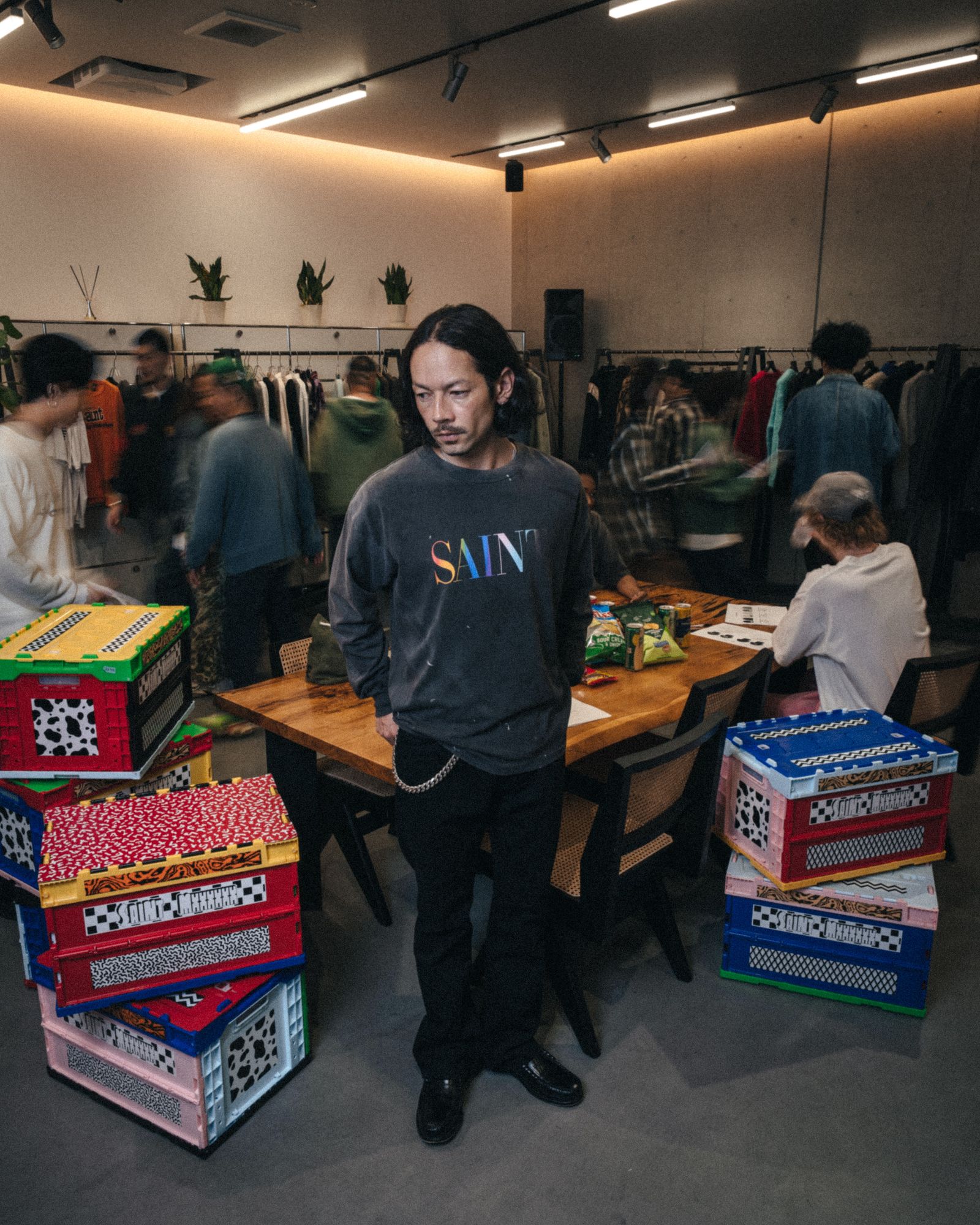 セントマイケル 26AW SAINT LS_T-SHIRT(SM-MK1-0000-019)BLACK☆9月5日(土)発売！