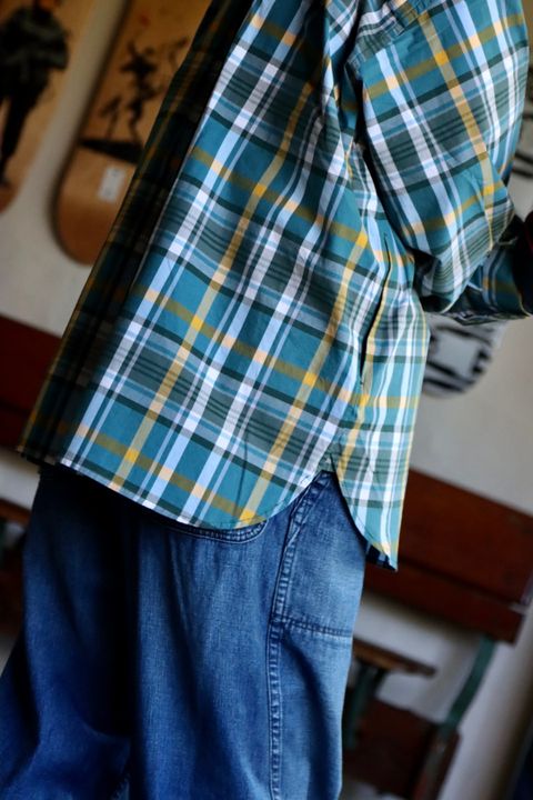 FreshService CORPORATE CHECK REGULAR COLLAR SHIRTスタイル.2022.11.2.