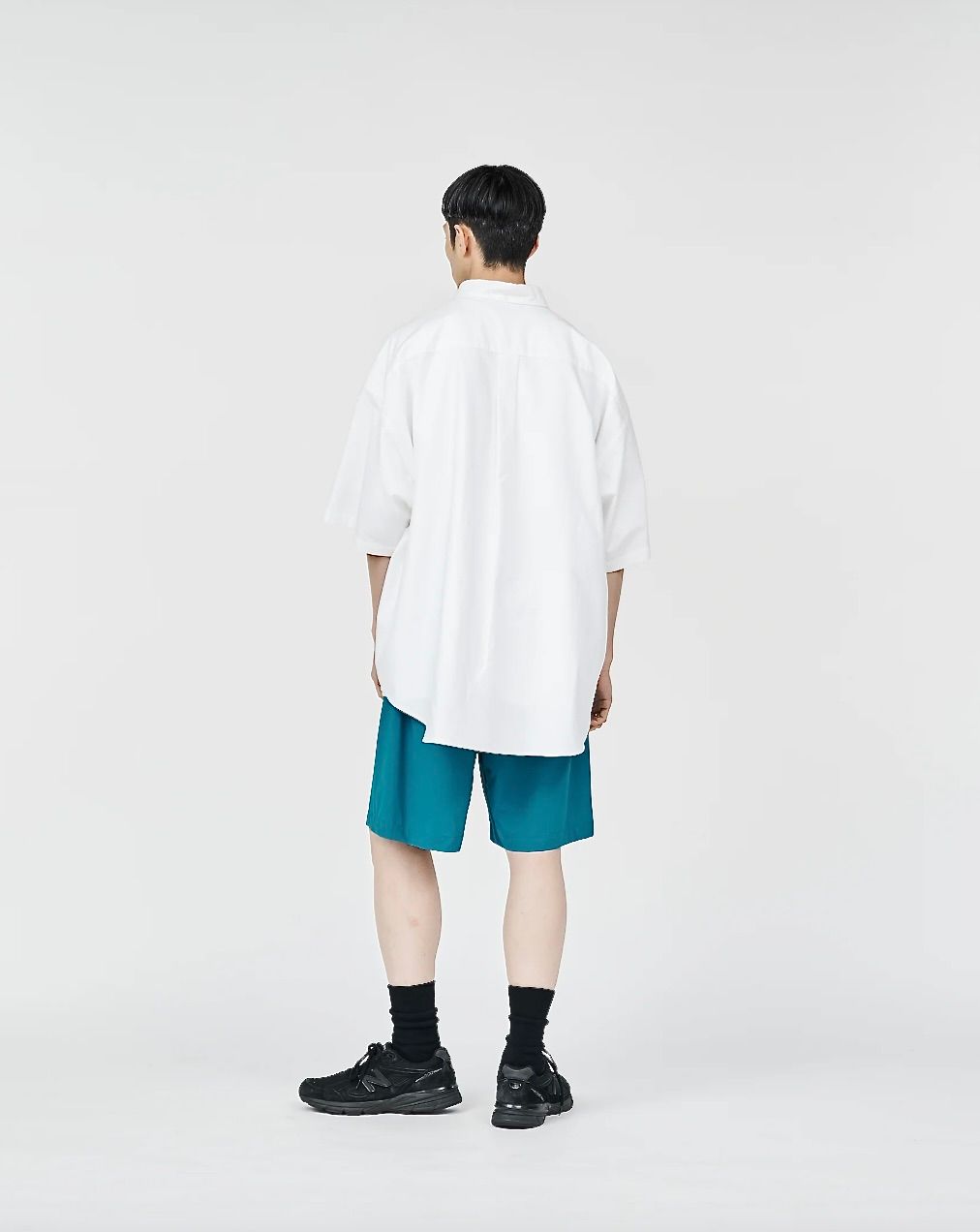 グラフペーパー Oxford S/S Oversized B.D Shirt(GM252-50076B)WHITE☆6月21日(土)発売！